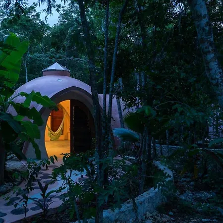 Dome Ha Unique Eco-Luxe Couple Dome Cenote Bikes Apartment